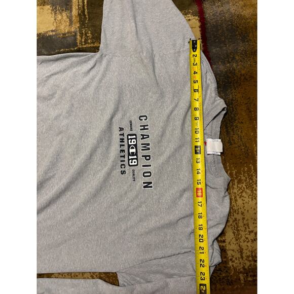 Champion 1919 Athletics Long Sleeve Shirt XL Gray Made in Mexico - Picture 2 of 6
